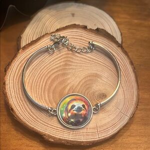 Hand Crafted Colorful Sloth Bracelet